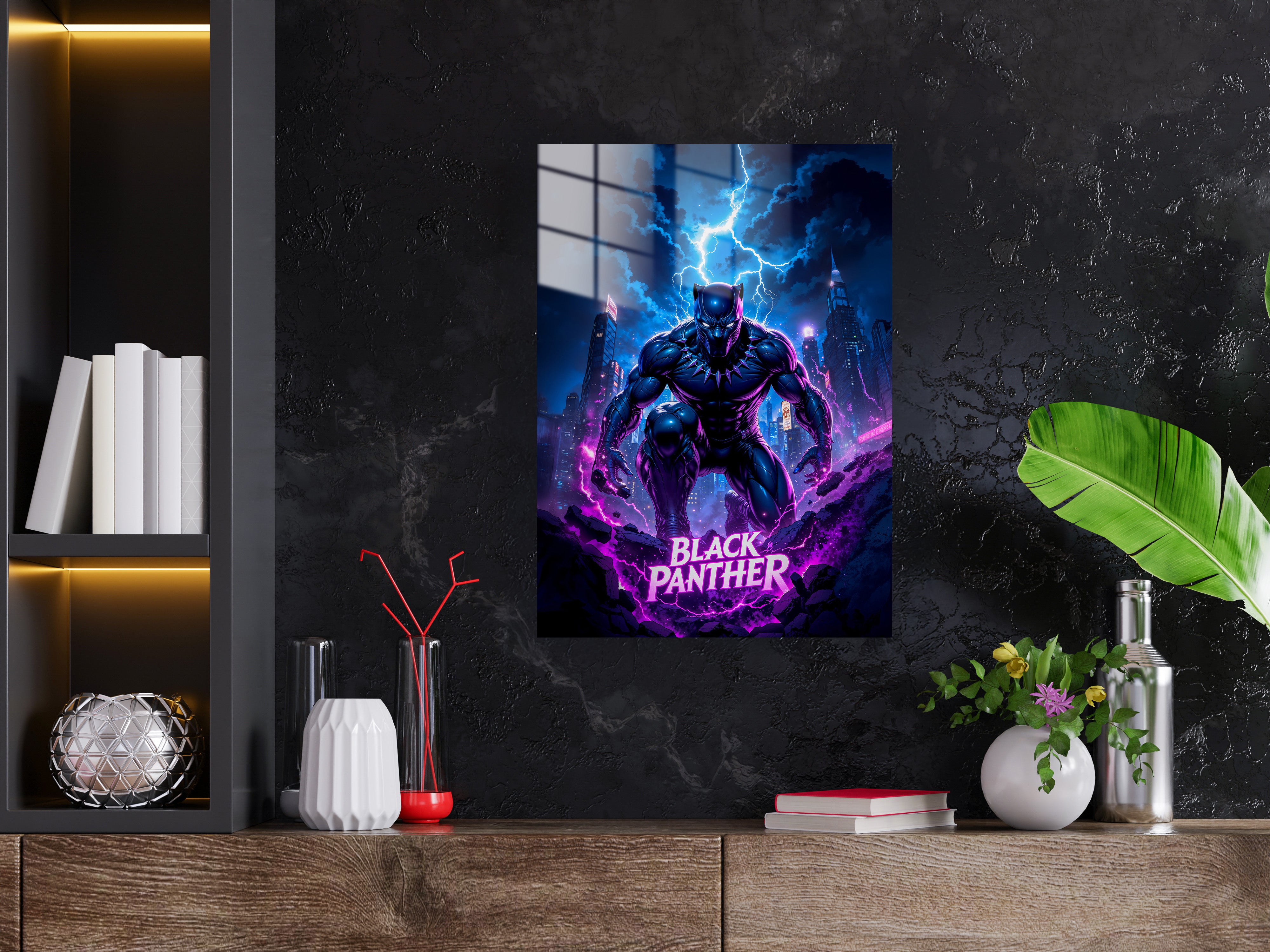 Black Panther Metal Poster 558