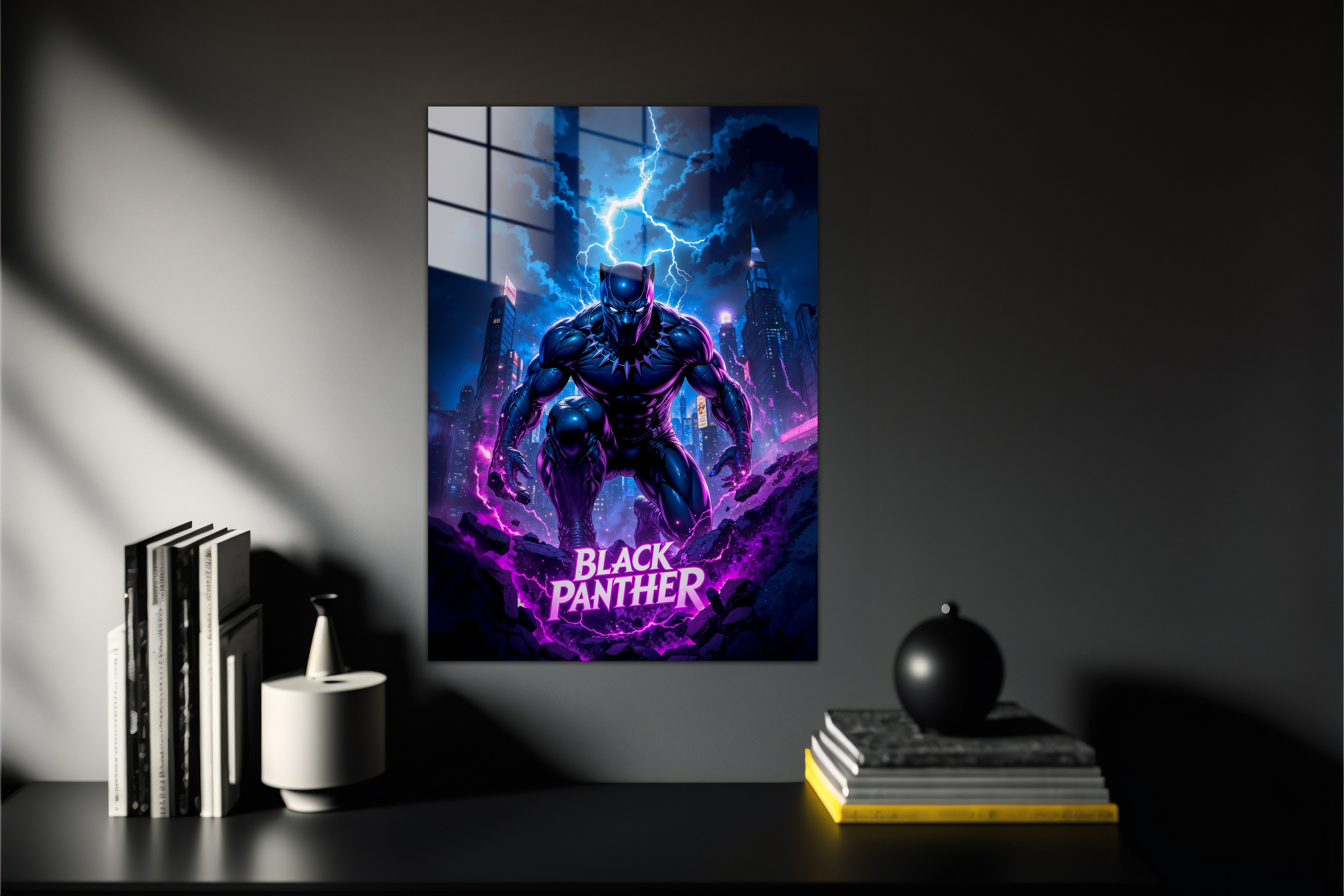 Black Panther Metal Poster 558