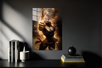 Captain Marvel Metal Poster 562