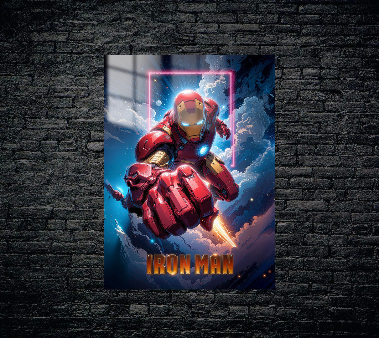 Ironman Metal Poster 566