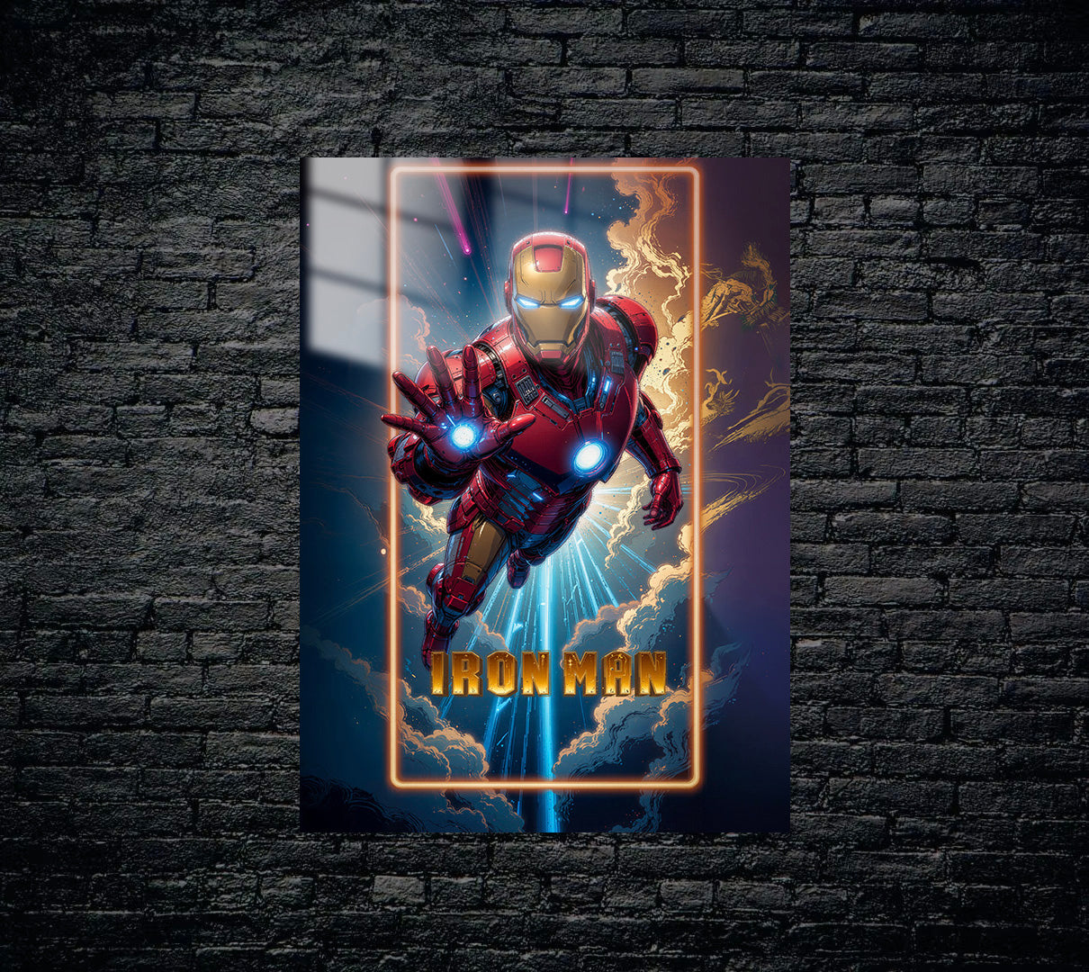 Ironman Metal Poster 565