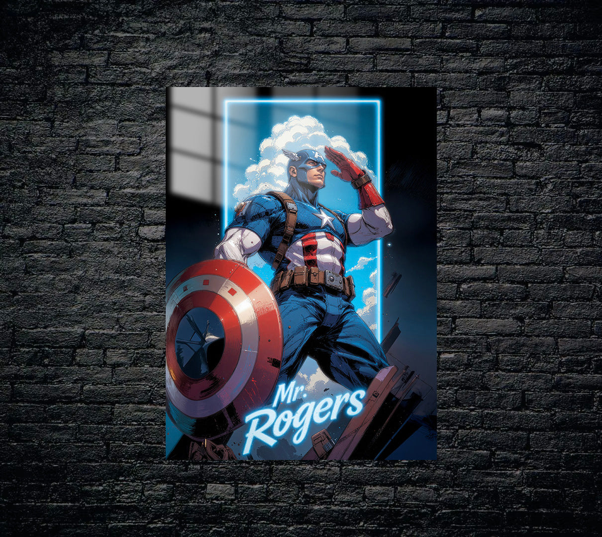 Captain America Metal Poster 581
