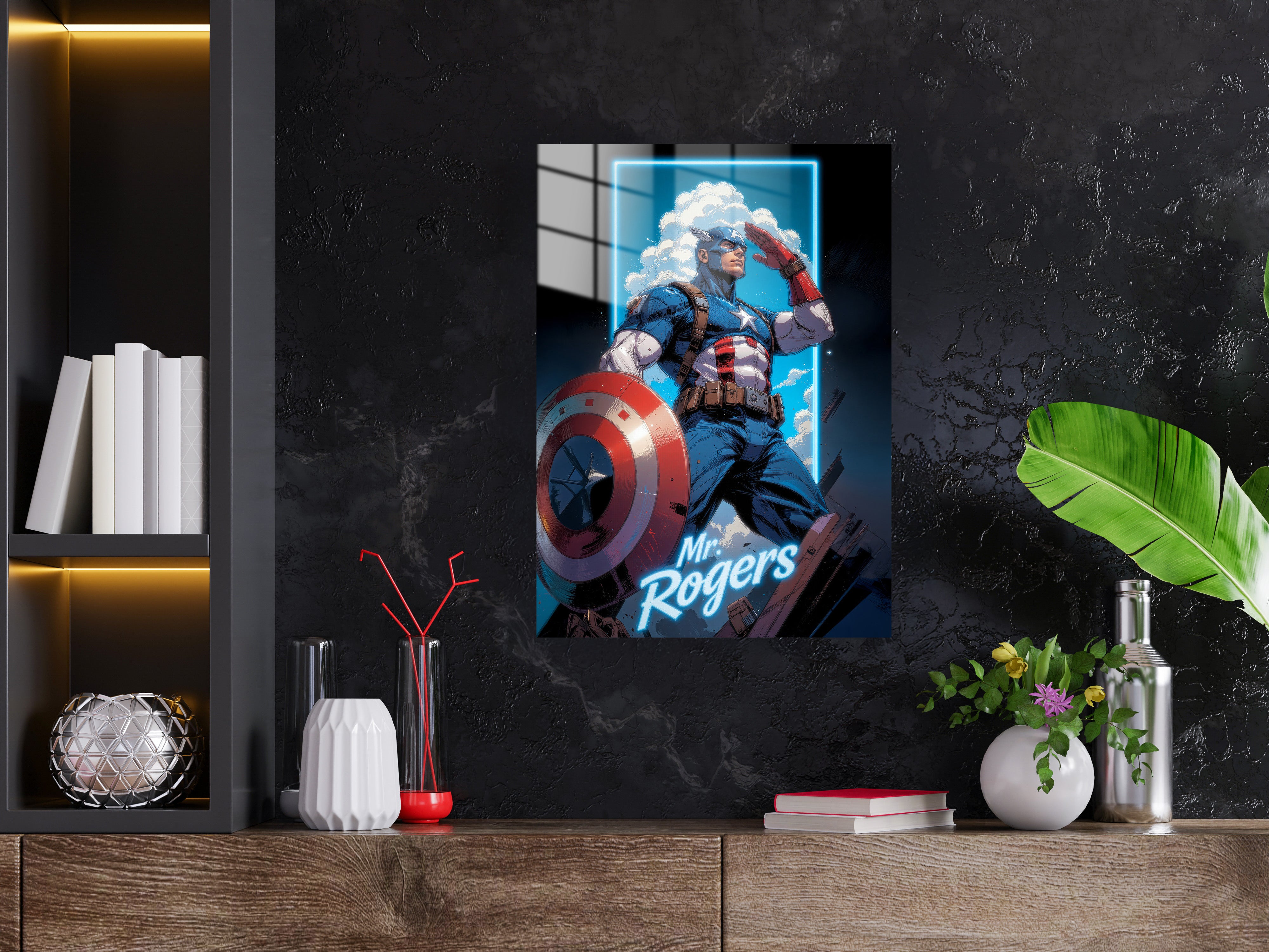 Captain America Metal Poster 581