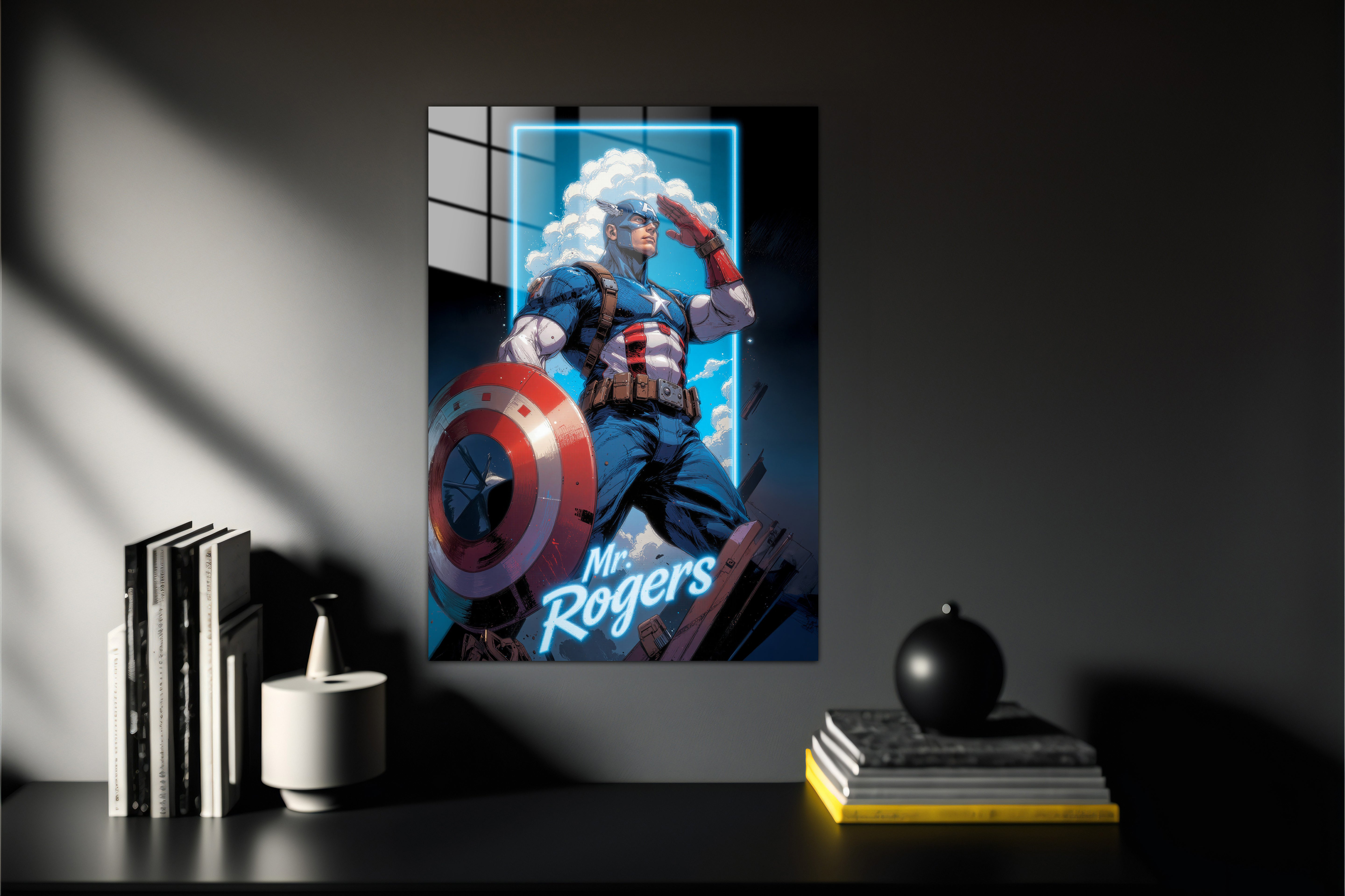 Captain America Metal Poster 581