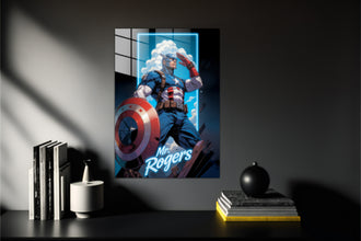 Marvel Avengers Captain America Metal Poster 581
