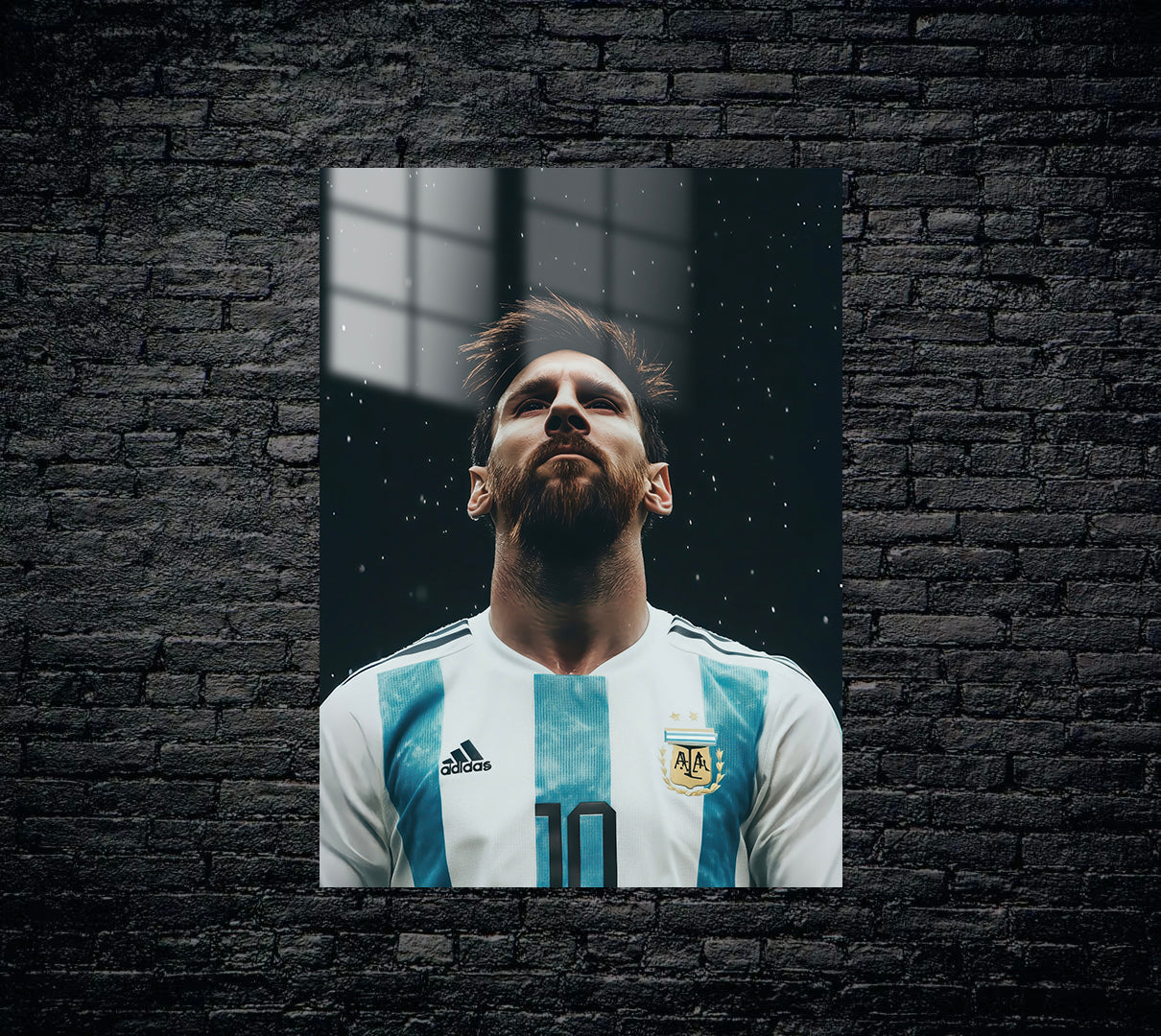Messi Metal Poster 1398