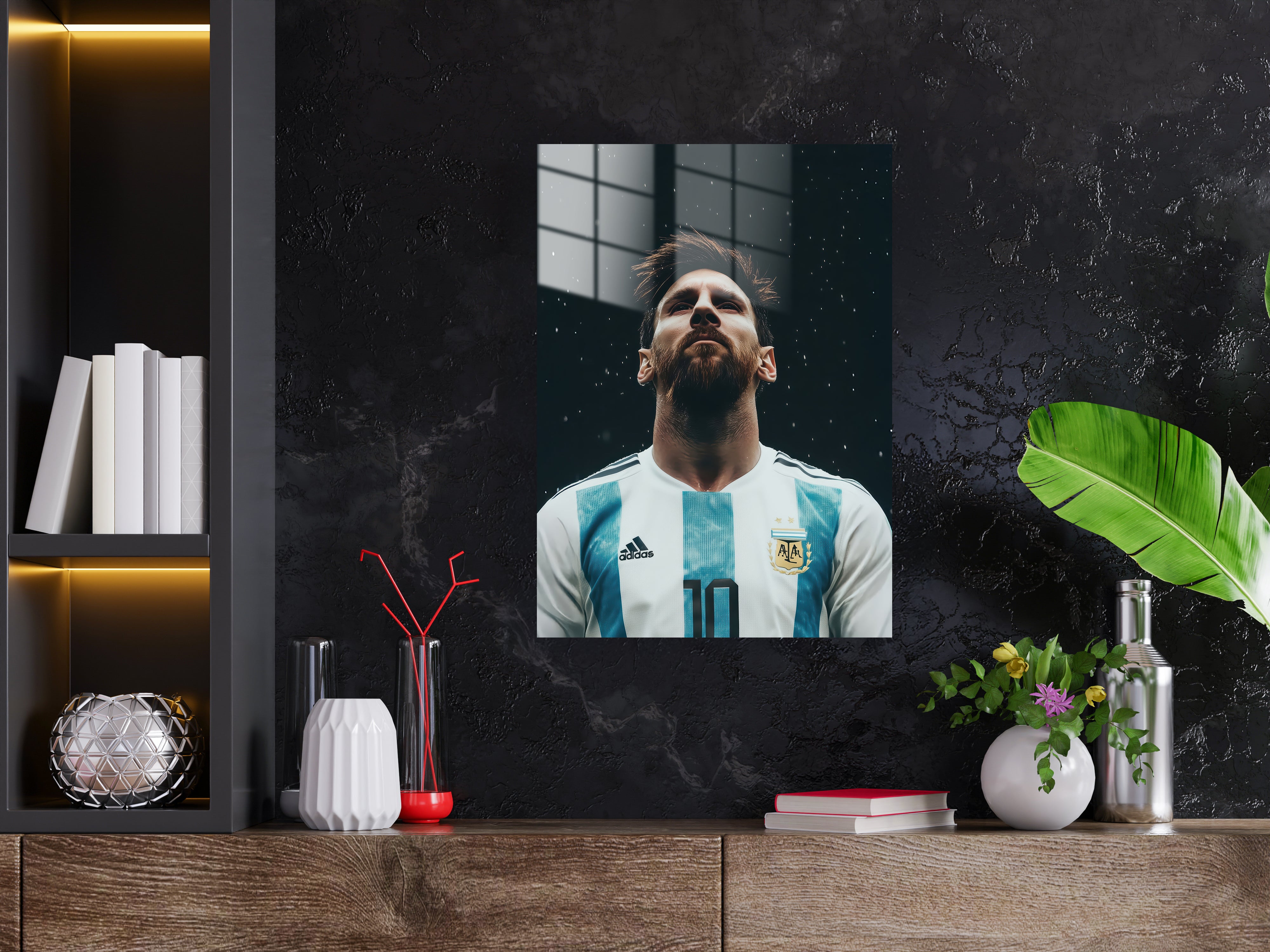 Messi Metal Poster 1398