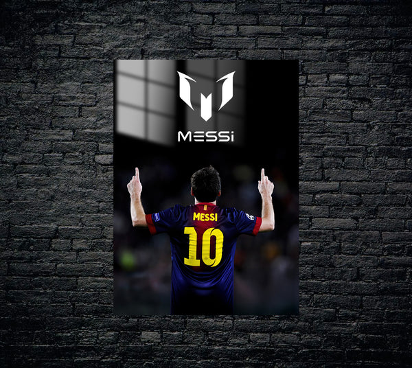 Messi Metal Poster 1399