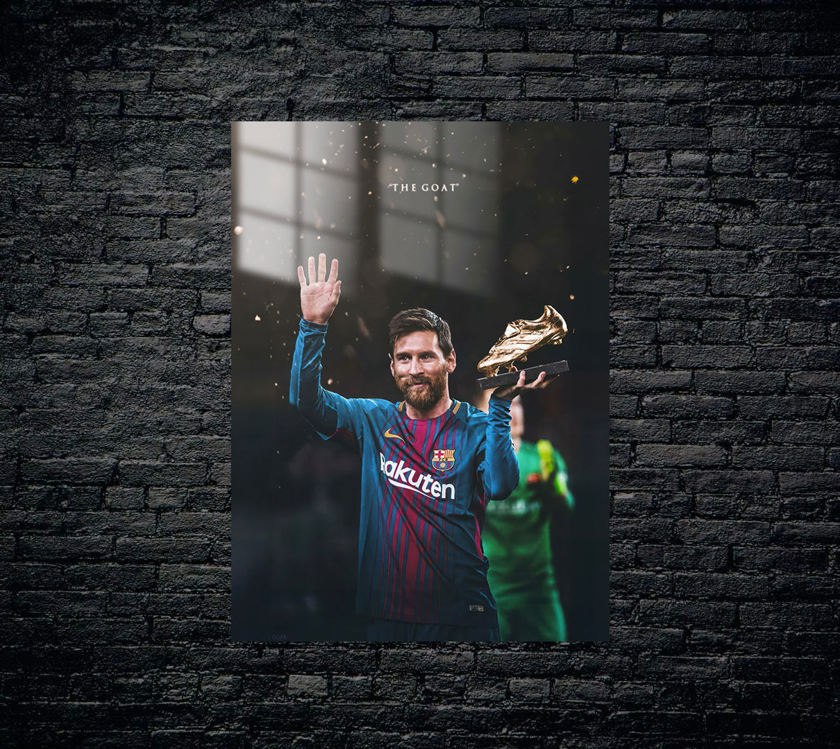 Messi Metal Poster 1389