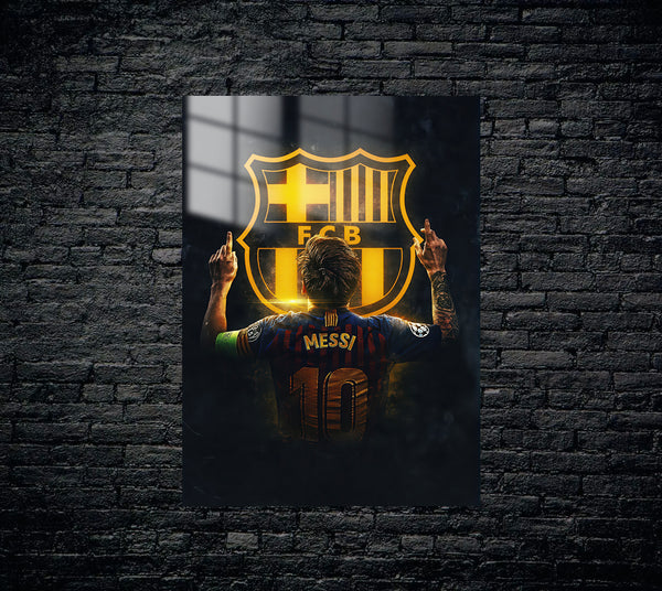 Messi Metal Poster 1390