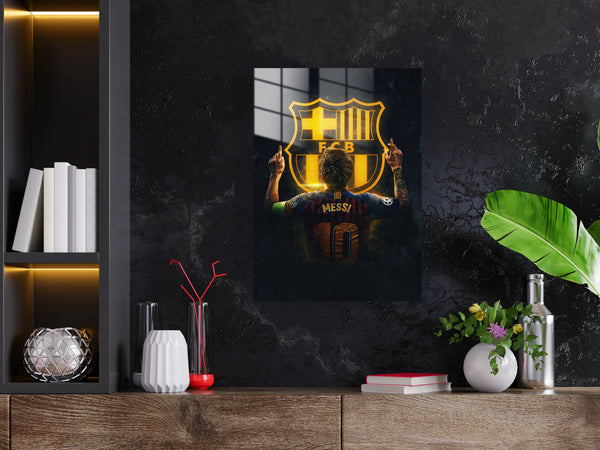Messi Metal Poster 1390