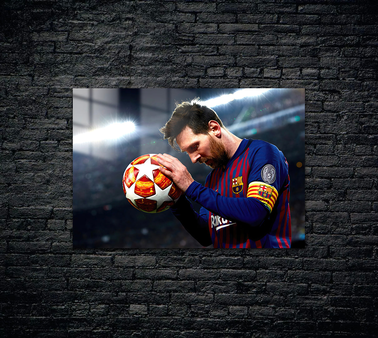Messi Metal Poster 1391