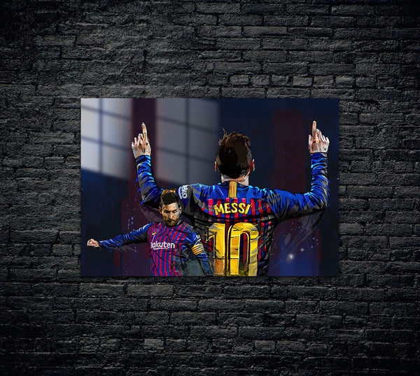 Messi Metal Poster 1393
