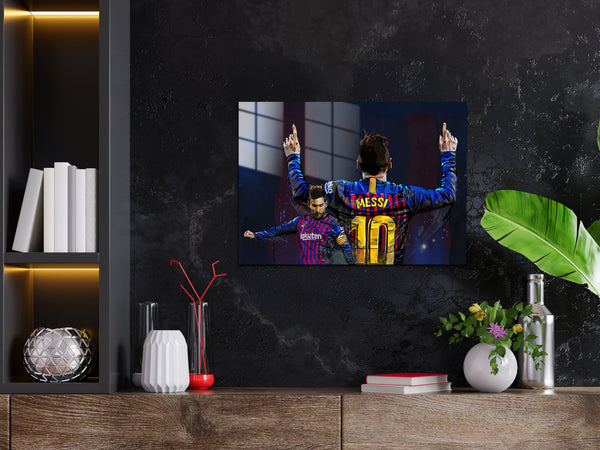 Messi Metal Poster 1393