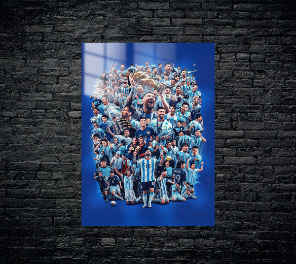 Messi Metal Poster 1394