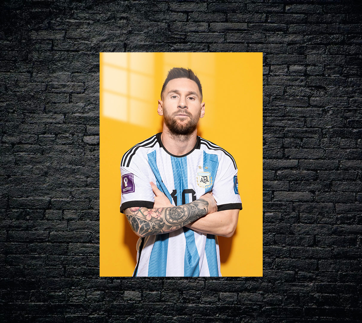 Messi Metal Poster 1395