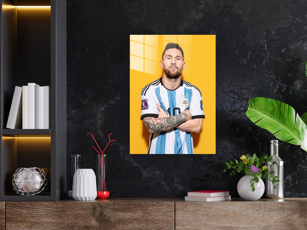 Messi Metal Poster 1395