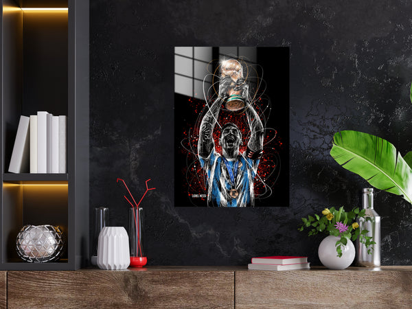 Messi Metal Poster 1396