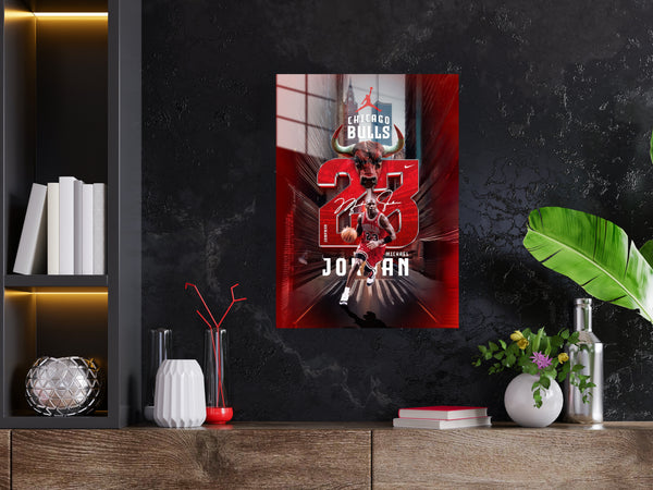 Michael Jordan Metal Poster 1443
