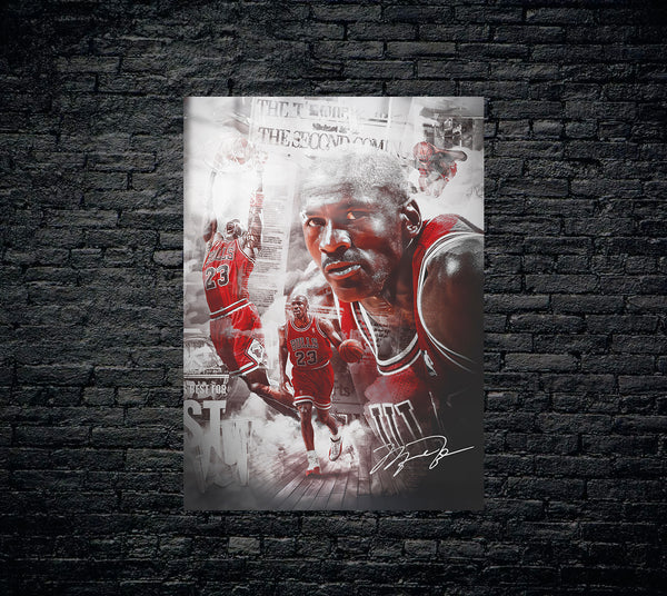 Michael Jordan Metal Poster 1444
