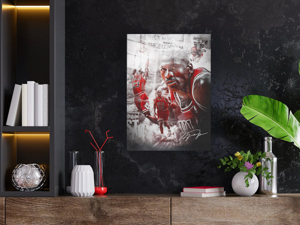 Michael Jordan Metal Poster 1444