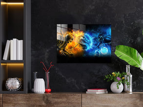Mortal Kombat Scorpion Sub Zero Metal Poster 594