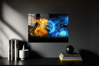 Mortal Kombat Scorpion Sub Zero Metal Poster 594
