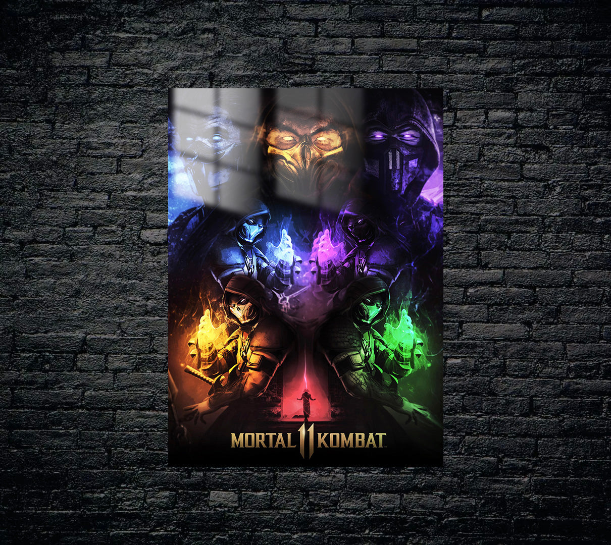 Mortal Kombat Metal Poster 598