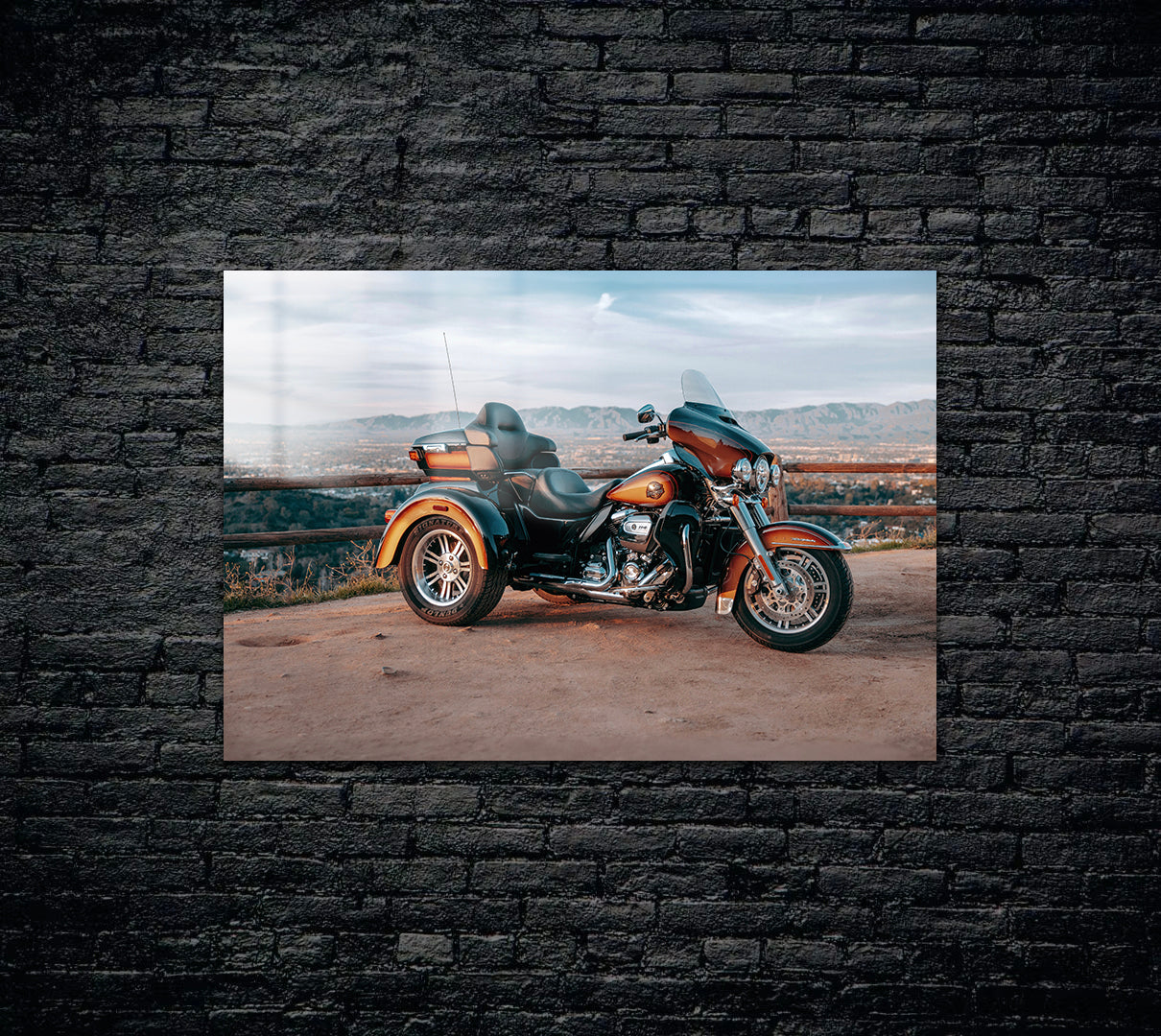 Harley Davidson Metal Poster 1600