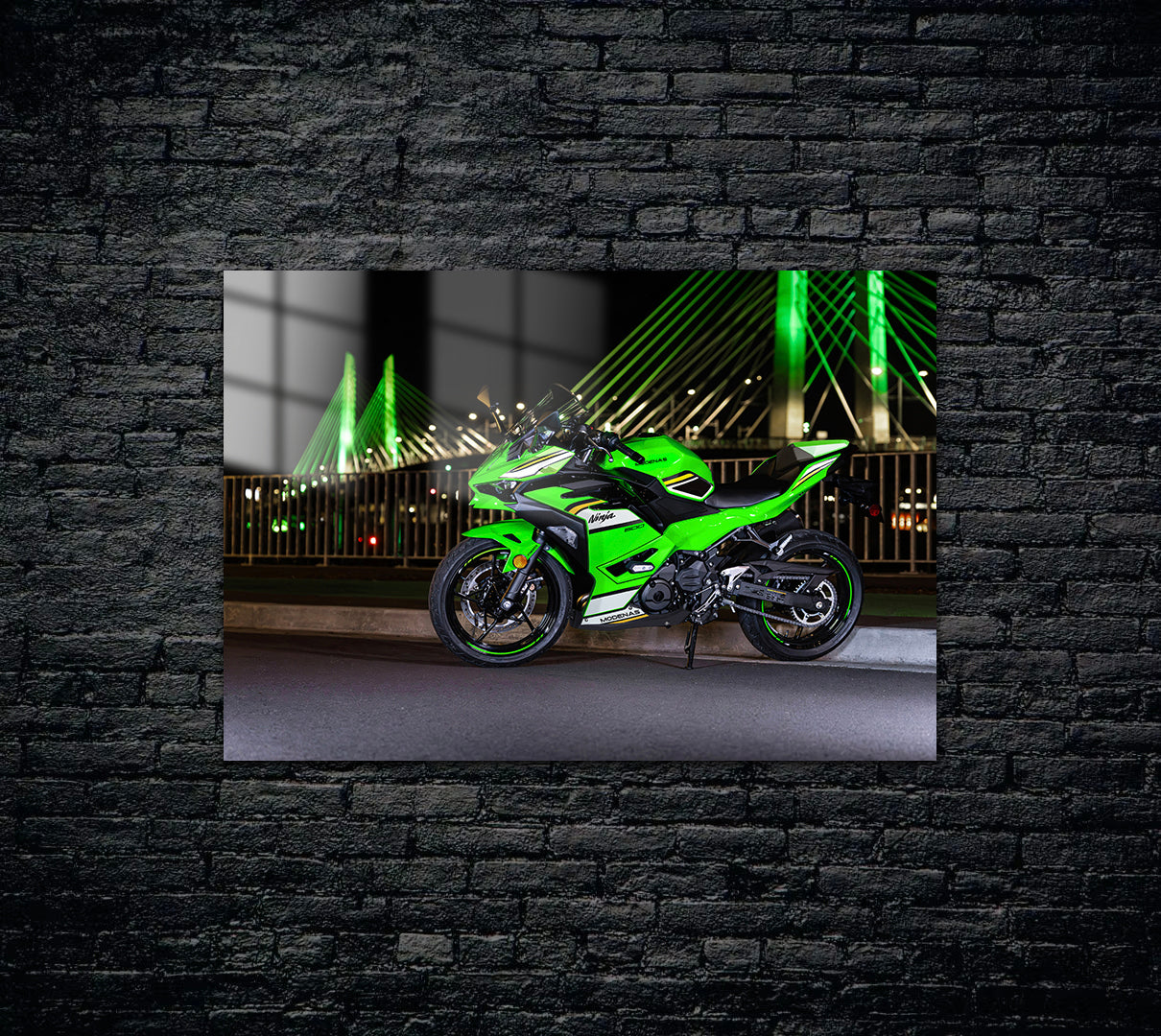 Kawasaki Metal Poster 1603