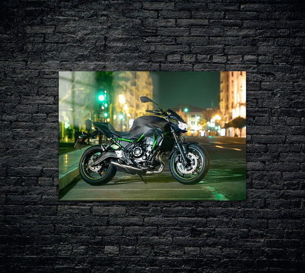Kawasaki Metal Poster 1604
