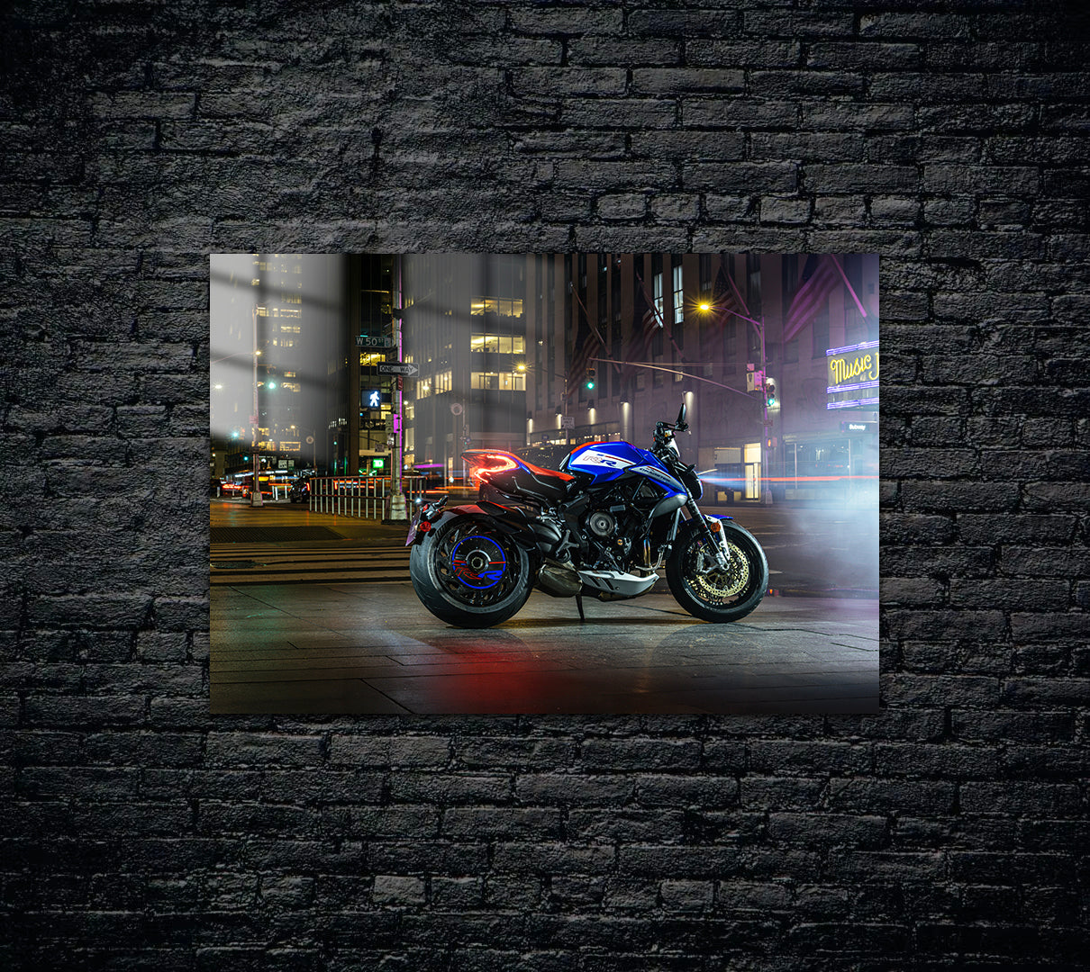 MV Agusta Metal Poster 1605