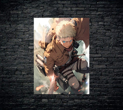 Naruto Attack on Titan Levi Ackerman Metal Poster 613