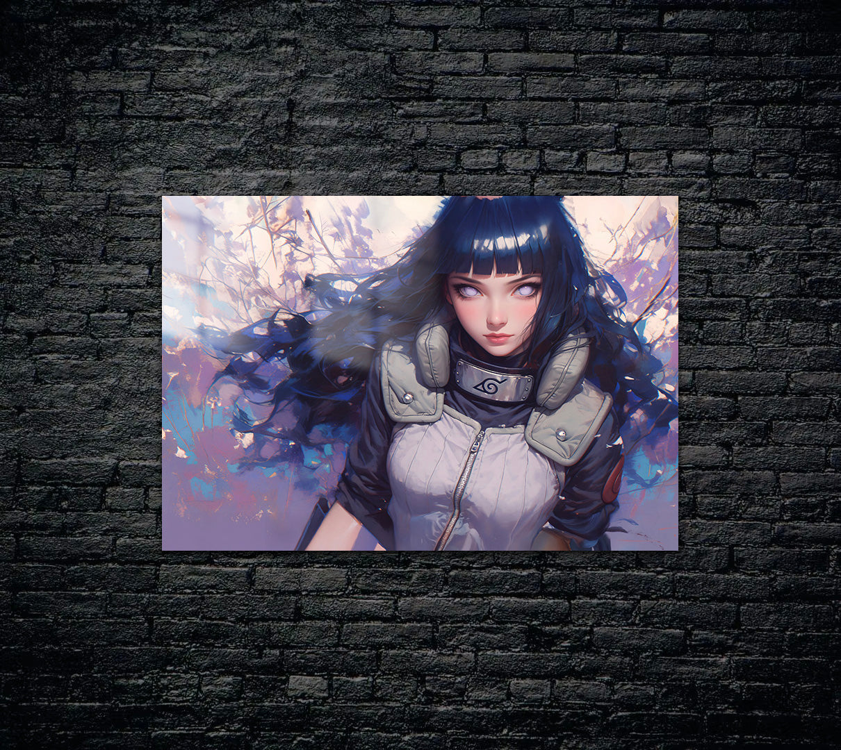 Naruto Hinata Metal Poster 640