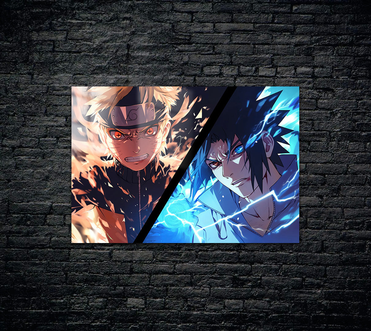 Naruto Sasuke Metal Poster 645