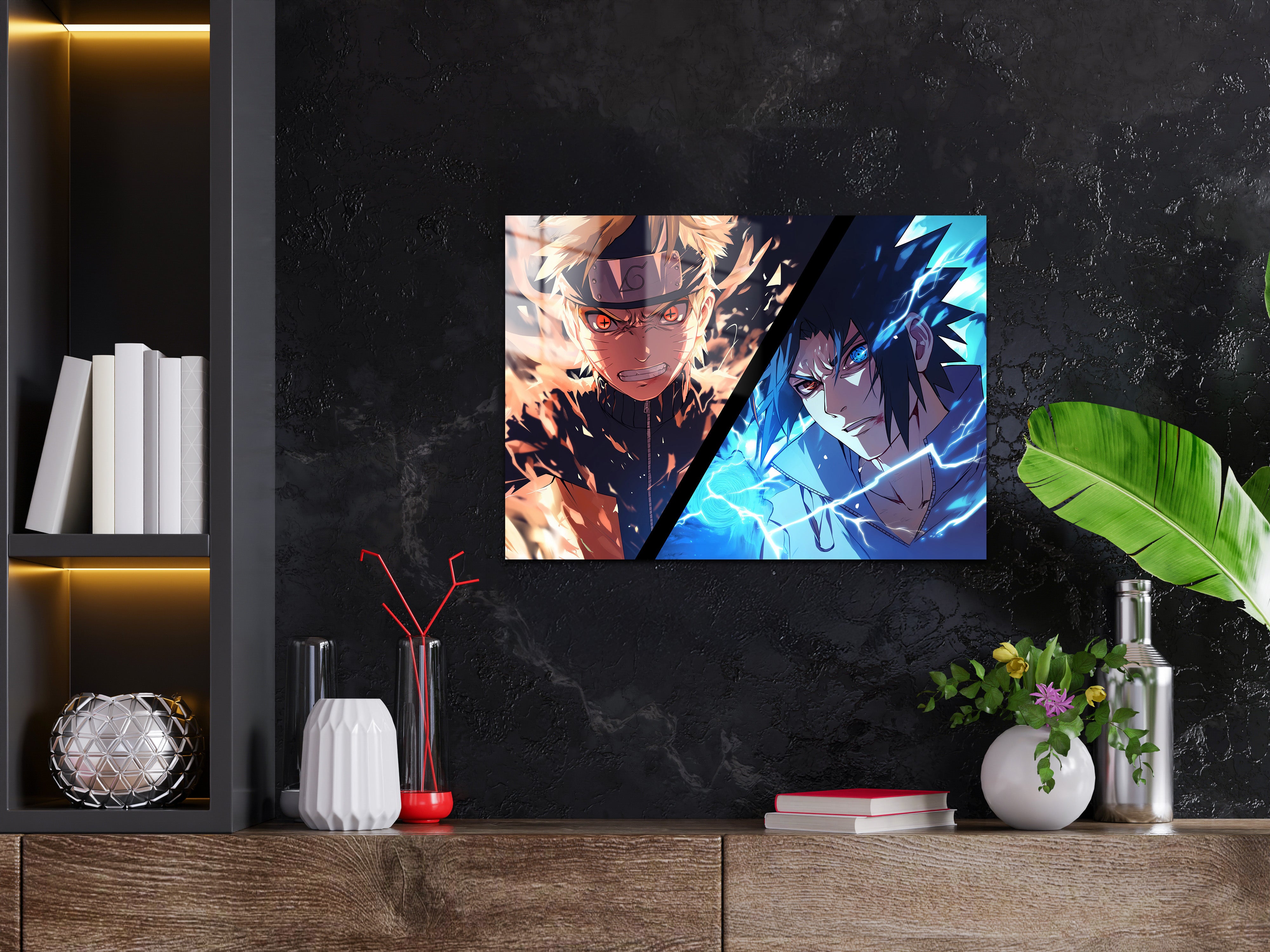 Naruto Sasuke Metal Poster 645