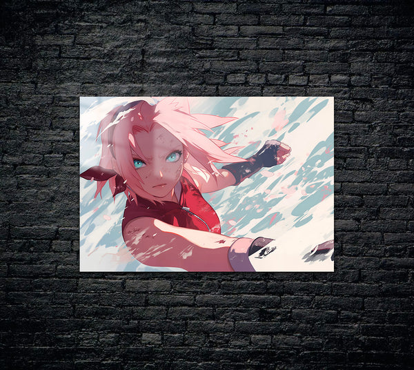 Naruto Sakura Metal Poster 654