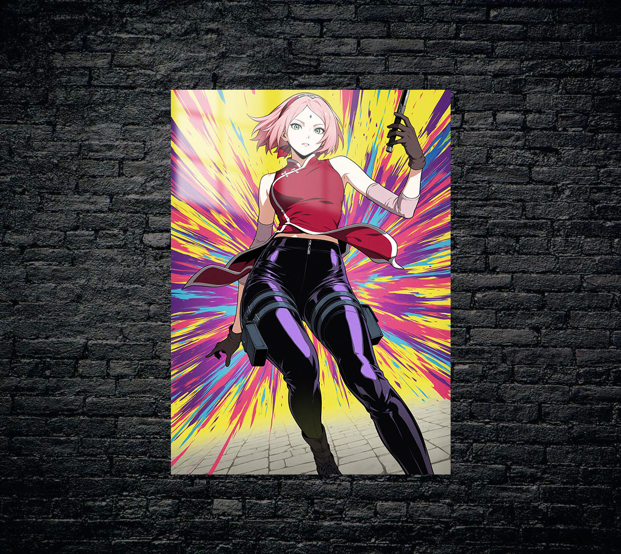 Naruto Sakura Metal Poster 666