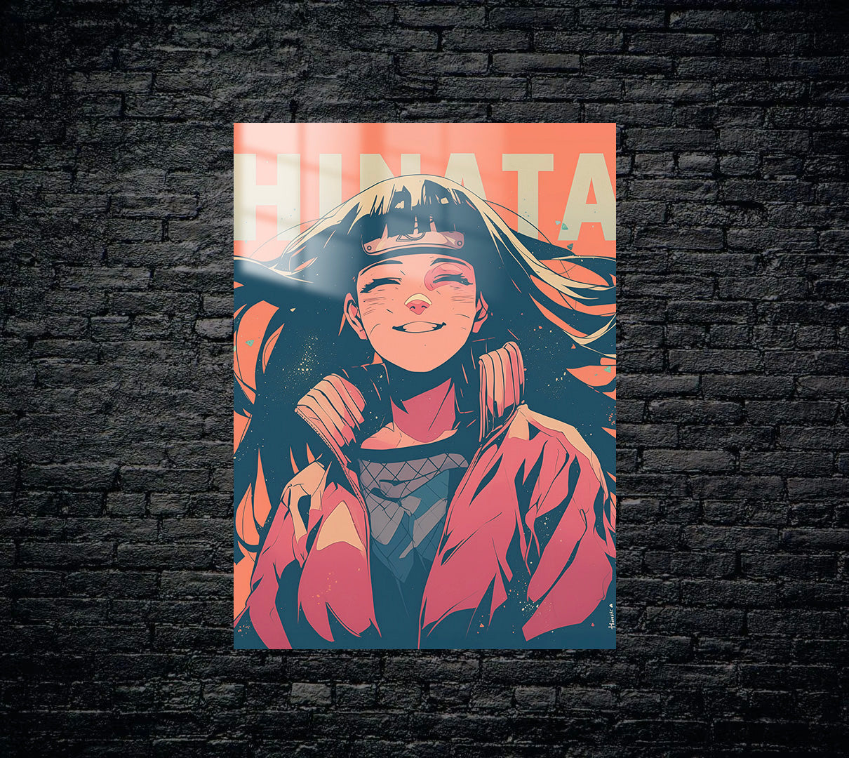 Naruto Hinata Metal Poster 667