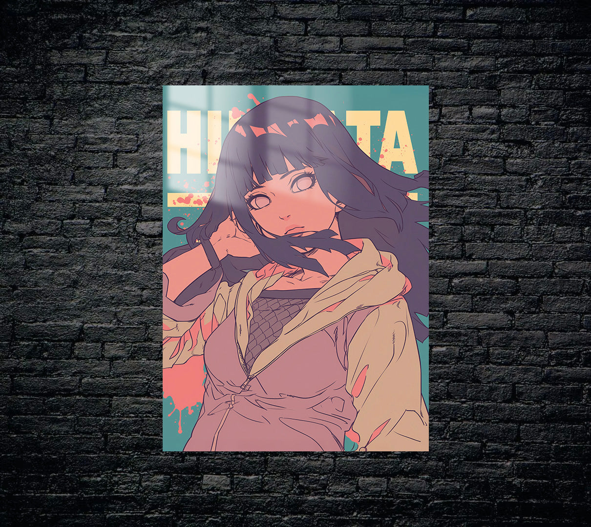 Naruto Hinata Metal Poster 668
