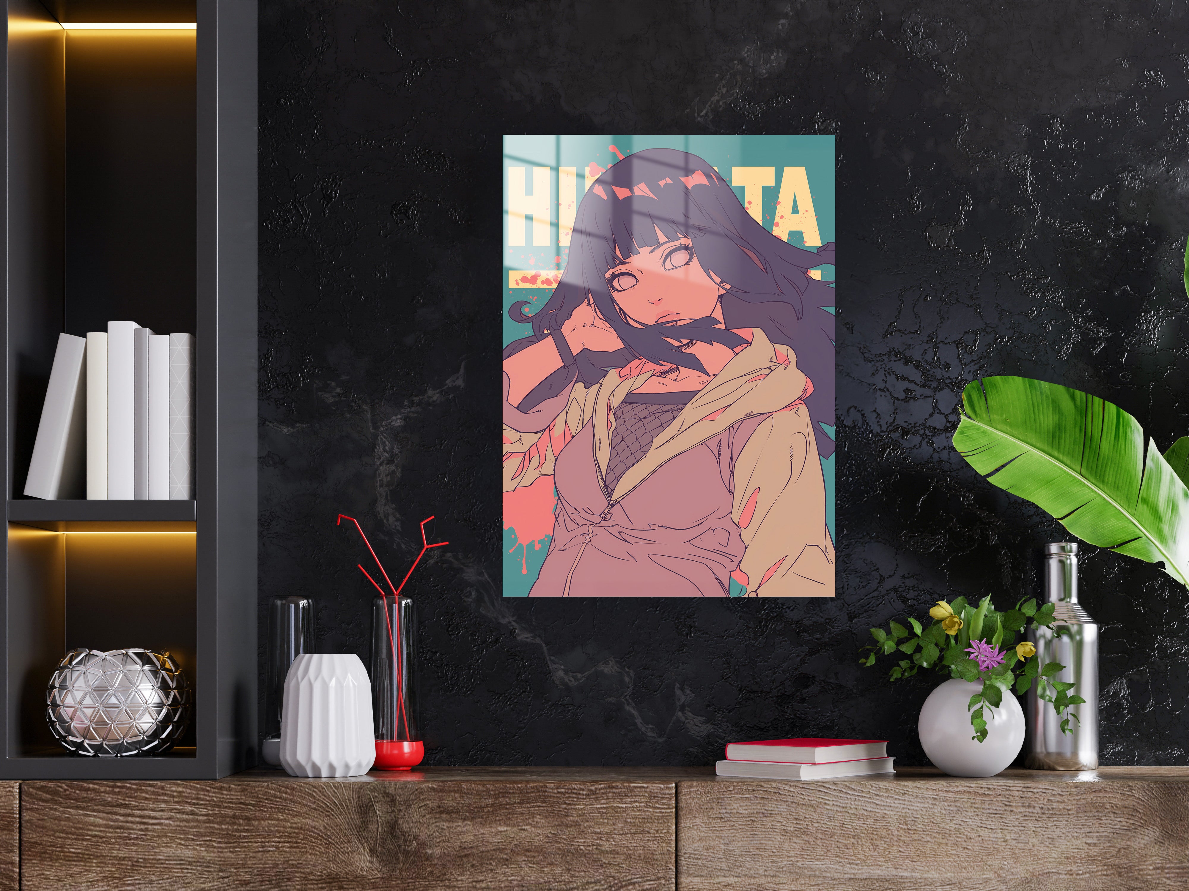 Naruto Hinata Metal Poster 668