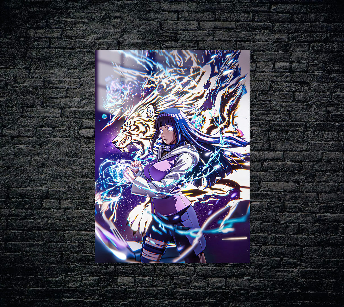 Naruto Hinata Metal Poster 663