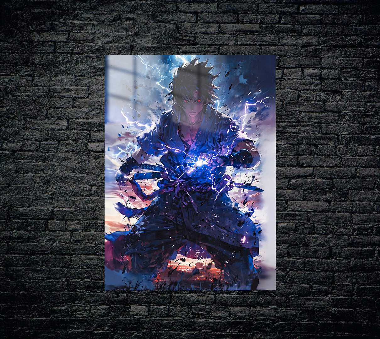 Naruto Sasuke Metal Poster 683