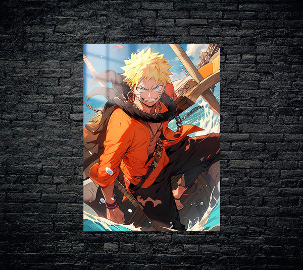 Naruto One Piece Luffy Metal Poster 684
