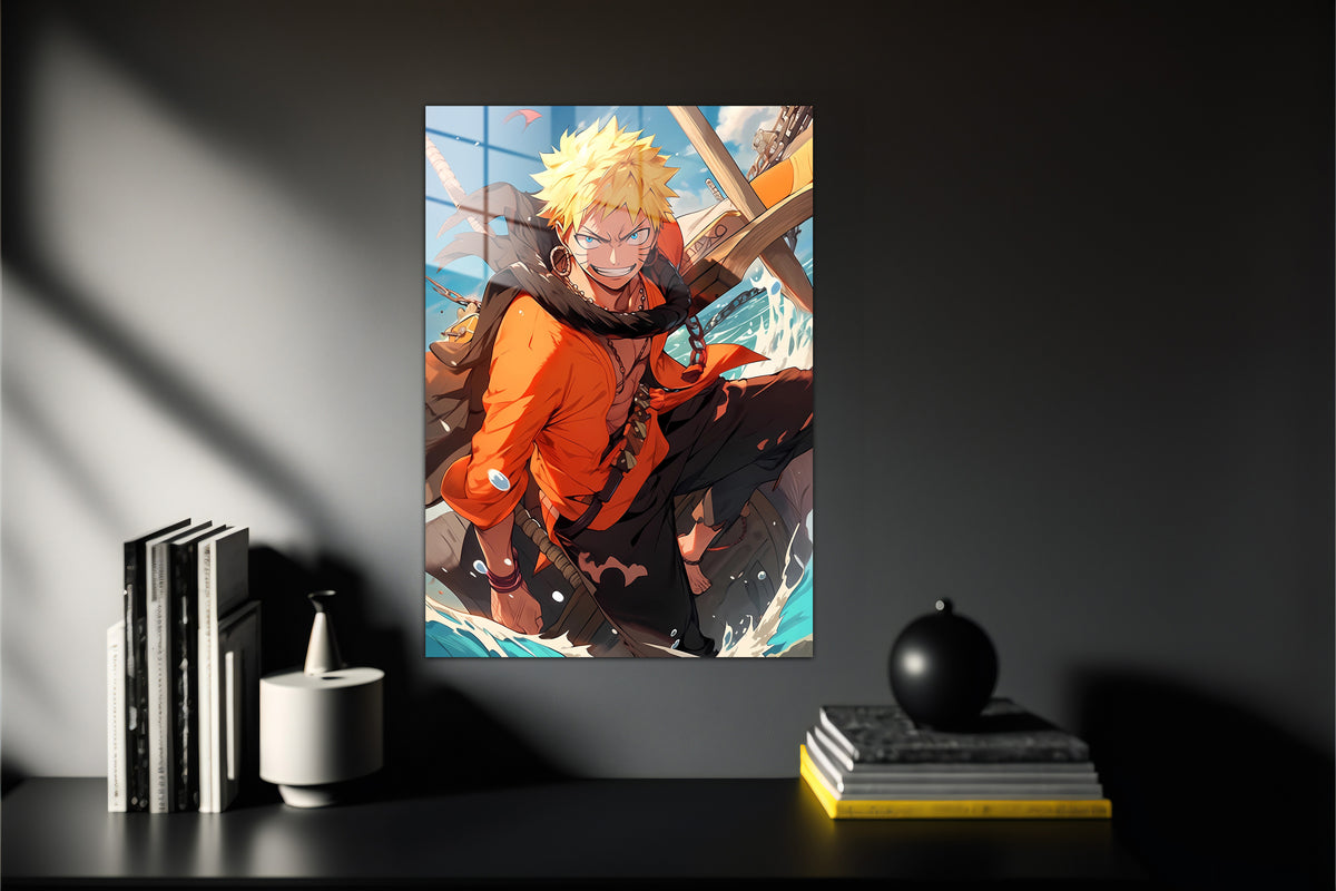 Naruto One Piece Luffy Metal Poster 684