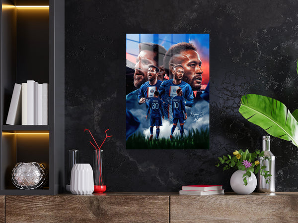 Neymar Messi Metal Poster 1405