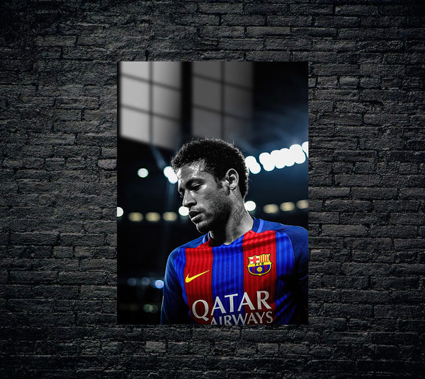 Neymar Metal Poster 1406