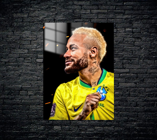 Neymar Metal Poster 1407