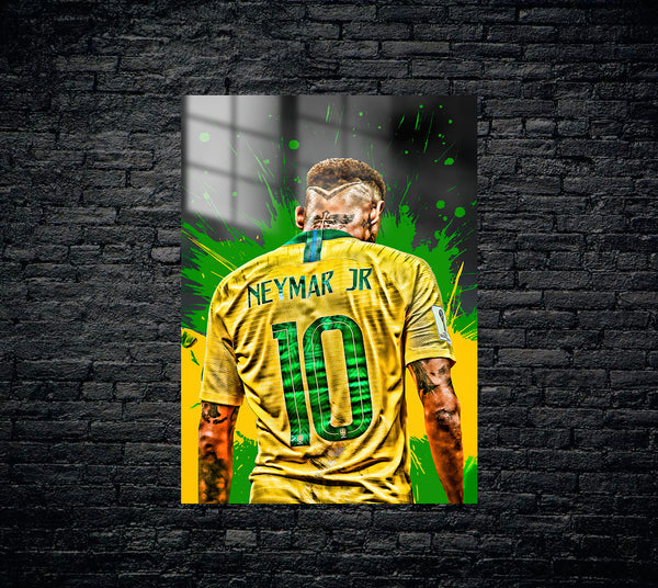Neymar Metal Poster 1409