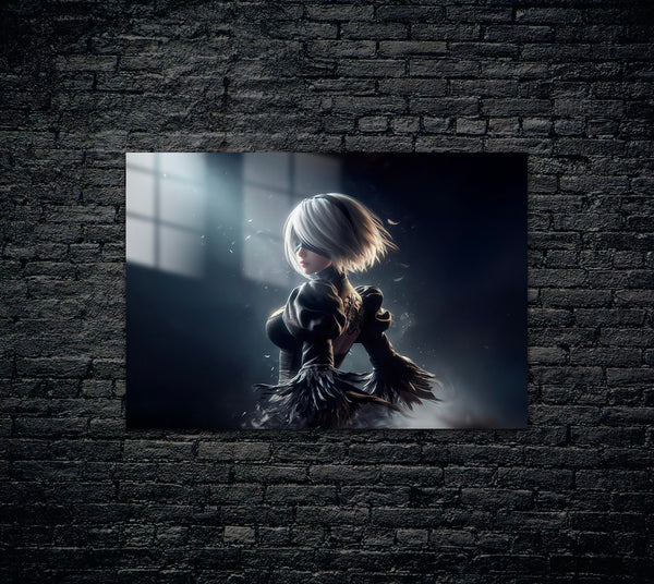 Nier Automata 2B Metal Poster 689